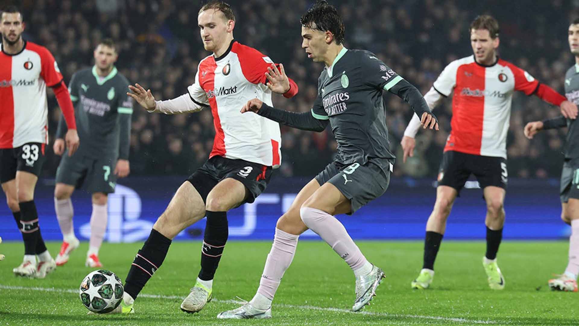 Statistik AC Milan vs Feyenoord 19 Februari