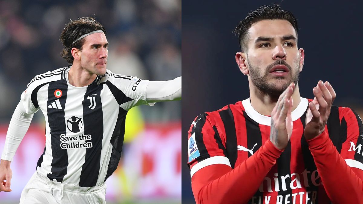 Juve dan Milan Pertimbangkan Pertukaran Vlahovic & Theo