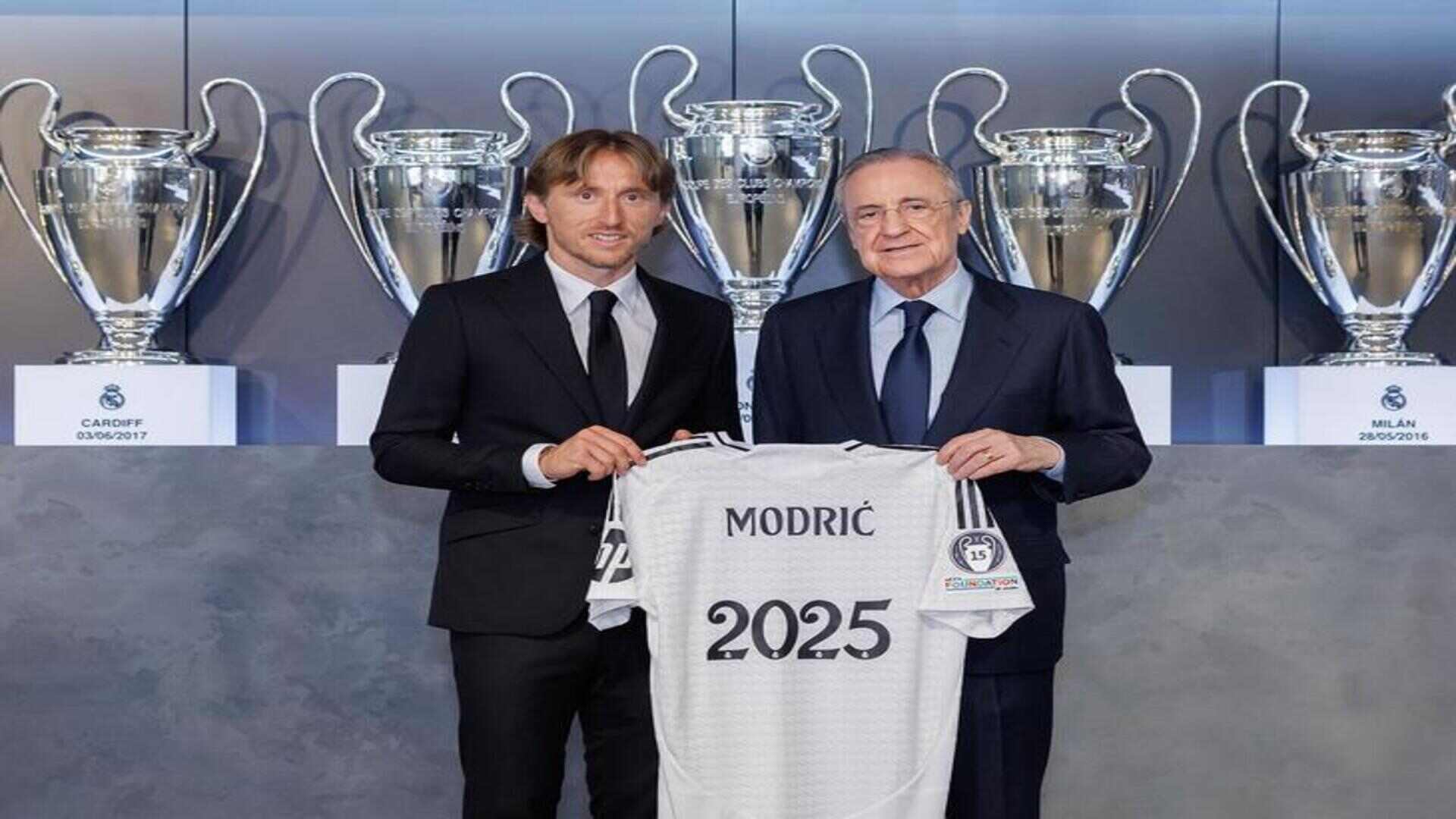 Teken Kontrak Baru, Luka Modric Bertahan di Real Madrid Selama 13 Tahun