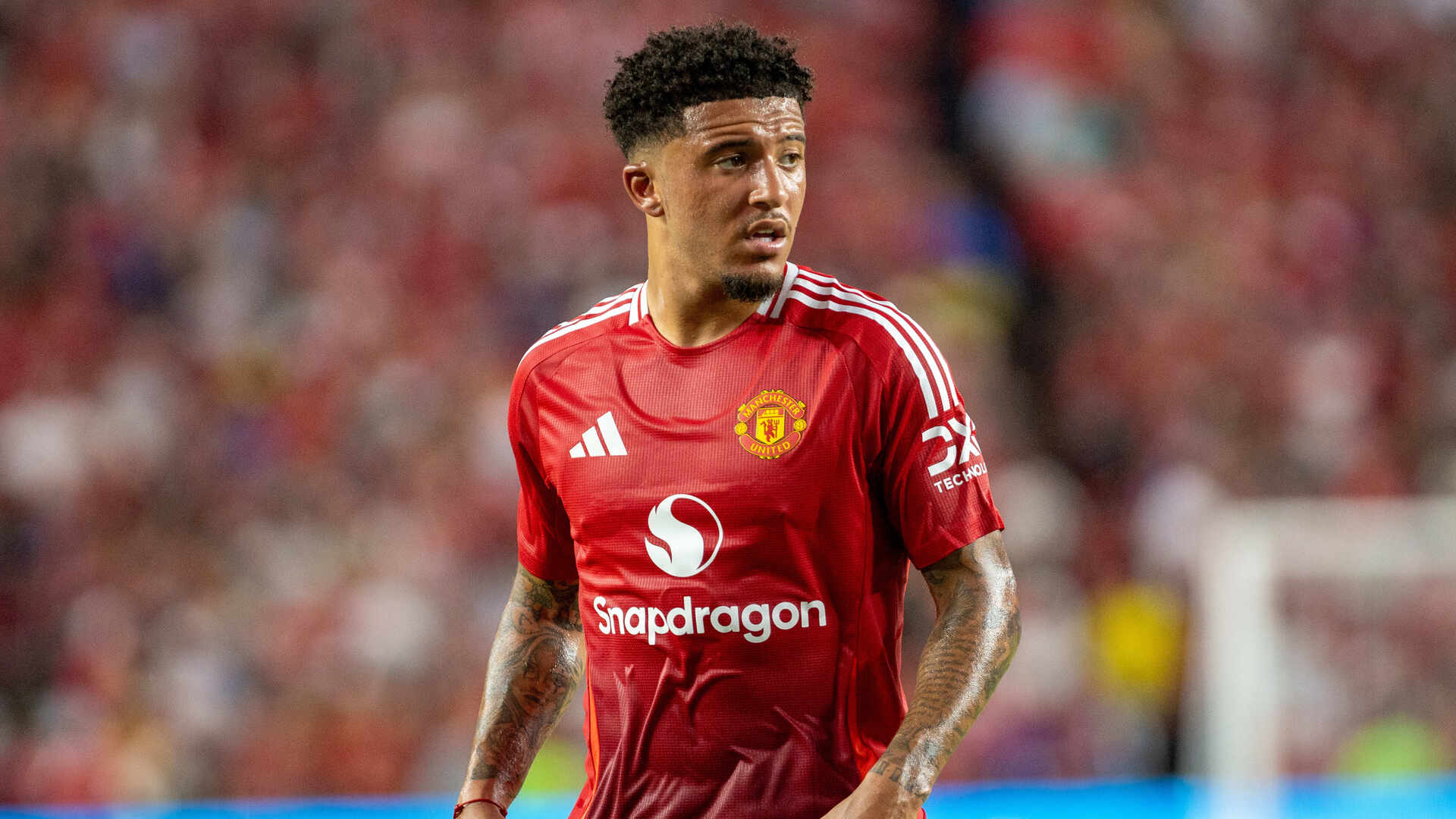 Hojlund Cedera, Jadon Sancho Bisa Jadi Penyerang Tengah di Manchester United